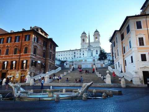 Monumenti di Roma – Piazza di Spagna e Trinità  dei Monti
